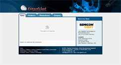 Desktop Screenshot of gigamat.com